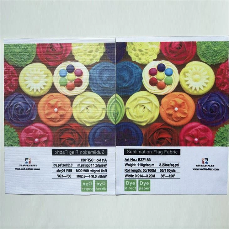 110gsm Direct Dye Sublimation Flag Fabric